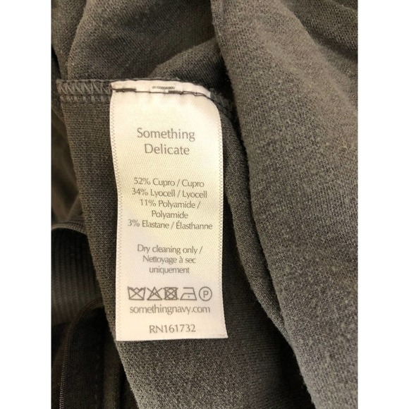 Something Navy One Shoulder Gown Cutout Maxi Black L - Picture 14 of 15